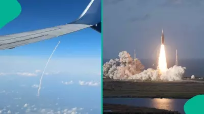 Passenger Captures NASA Artemis II Rocket Launch From Plane Window, Video Goes Viral