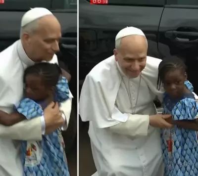 Pope Leo XIV's Heartwarming Embrace of Young Girl in Cameroon Goes Viral