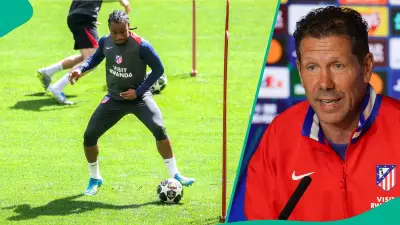 Simeone Provides Update on Lookman Injury Ahead of Arsenal UCL Clash