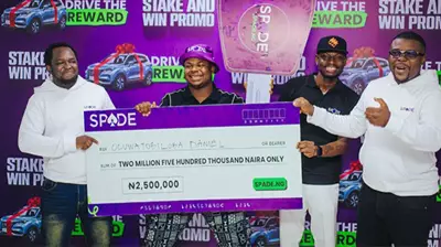 Spade Nigeria's DriveTheReward Winners Celebrate with Car and Cash Prizes