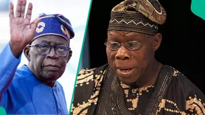 Tinubu Bows to Obasanjo at Ogun Airport Commissioning, Launches State Aviation Program