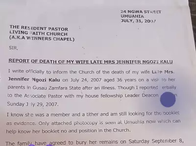 Woman Exposes Church's Apathy After Mother's Death Over Tithe Booklet