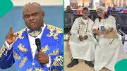 Autistic Man Aboy Chibuzor Walks Into OPM Church With New Wife, Apostle Chibuzor Celebrates Progress
