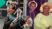 Burna Boy's Mother's Prayer Video Trends After Singer's Controversial Swear Involving Her
