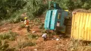 Four Injured in Lone Truck Crash on Sagamu-Benin Expressway Due to Speeding