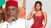 Ned Nwoko's Airport Appearance in Ogun Sparks Online Buzz Over Regina Daniels
