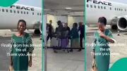 Nigerian Lady Celebrates Mother's Grand Arrival in UK, Heartwarming Reunion