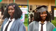 Nigerian Lady Celebrates NOUN Matriculation After 4-Year Admission Struggle