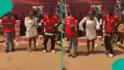 Nigerian Lady's Viral Street Dance with Indomie Vendors Sparks Joy Online