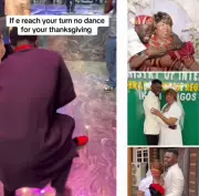 Nigerian Man's Joyful Dance with American Wife Marks First Wedding Anniversary