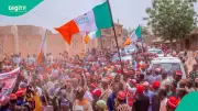 Political Tensions Escalate in Abuja as Atiku, Kwankwaso, Aregbesola Lead Mass Protest