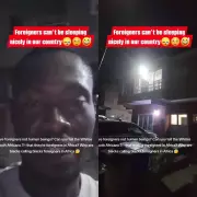 South African Man Demands Foreigners Leave, Films Homes at Night