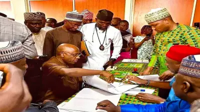 Amaechi Submits Presidential Nomination Form at ADC Secretariat in Abuja