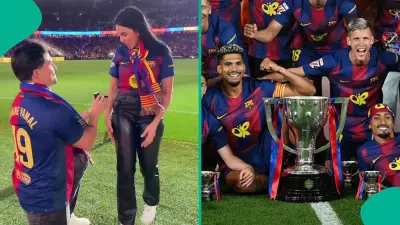 Barcelona Fan's Marriage Proposal Steals Show After El Clásico Win vs Real Madrid