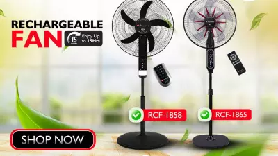 Binatone Rechargeable Fan Saves Family Dinner from Heat and Power Outage