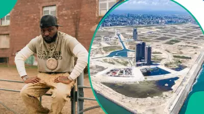Davido Shows Off 20-Room Billion Naira Mansion Under Construction in Lagos