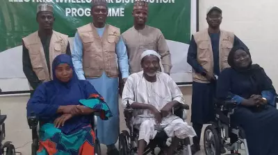 DIWA Donates Electric Wheelchairs to Disabled Persons in Niger