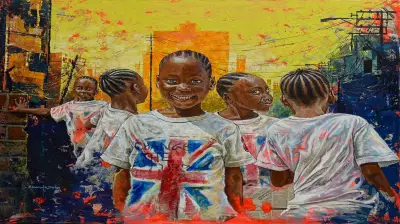 How Nigeria's emerging artists paint modern life realities