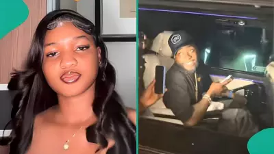 Lady Asks Davido to Put Face in Her Camera During School Visit, He Obliges