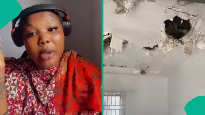 Lady Destroys Rented Shop Ceiling After Landlord Dispute in Port Harcourt