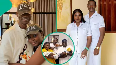 Lateef Adedimeji, Mo Bimpe's Triplets Reach 100k Instagram Followers in 4 Days