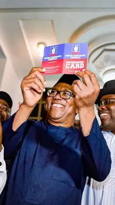 Peter Obi Emerges as NDC Presidential Aspirant for 2027 Election