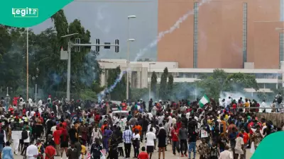 Protest at Abuja Federal High Court Over Opposition Party Deregistration