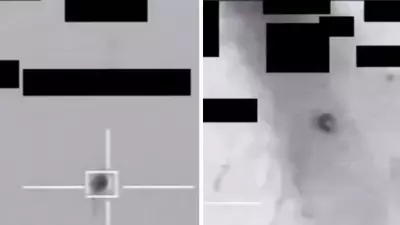 UFO shot down by US Air Force over Lake Huron in 2023, declassified video shows