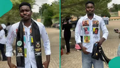 UI Graduate Bags Degree in Grand Style, Remembers Late Parents