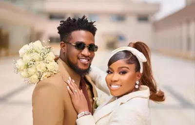 Veekee James Welcomes Baby Girl Eliana Adeife Atere with Husband Femi