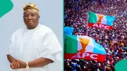 Adelabu Supporters Protest in Oyo, Demand Direct Primaries from APC