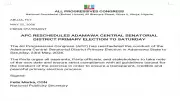 APC Reschedules Adamawa Central Senatorial Primary to May 23