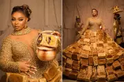 BBNaija Queen Recalls AMVCA Bread Dress Pain, Says Outfit Nearly Broke Her Waist