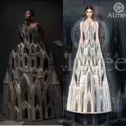 Controversy over Ghanaian actress Nana's Cathedral dress design ownership claim