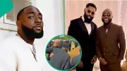 Davido's Emotional Reaction at Friend Tiny's Funeral Captures Attention