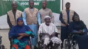 DIWA Donates Electric Wheelchairs to Disabled Persons in Niger