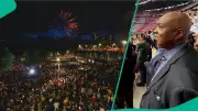 Former Nigerian Senate President Bukola Saraki Attends PSG vs Arsenal UCL Final