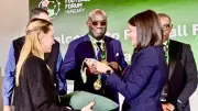 Hungary Football Forum 2026 Honours Dr. Drew Uyi with Medal