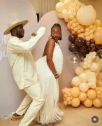 Ini Dima-Okojie Baby Shower Gender Reveal Party Photos