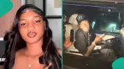 Lady Asks Davido to Put Face in Her Camera During School Visit, He Obliges