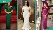 Latest Nigerian Lace Styles: 70+ Trendy Designs for Fashionable Ladies