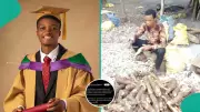LAUTECH Graduate Who Borrowed Lab Coats Earns 4.43 CGPA, Celebrates Triumph