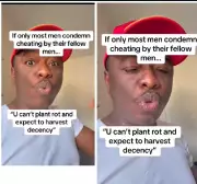 Man Says Society Normalised Male Cheating, Now Applauds Women Who Cheat