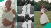 Mr Eazi and Temi Otedola Expecting First Child, Share Maternity Photos