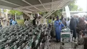 NEDC Donates Digital Equipment and 130 Trolleys to Northeast Airports