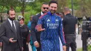 New York Mayor Zohran Mamdani Wears Arsenal Kurta at Eid Prayers