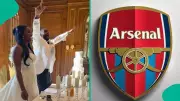 Newlywed Couple Sings Arsenal Anthem at Wedding to Celebrate Premier League Win