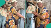 Nigerian Dad Dances to Promote Daughter's Business, Wins Hearts Online