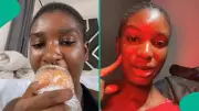 Nigerian Lady Confused by Bikeman's Kind Gesture, Shares Story Online