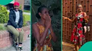 Nigerian Lady's Emotional Mother Falls to Knees in Tears Over Daughter's UK Visa Approval